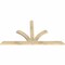 Ekena Millwork Richland Rough Sawn Timber Gable Bracket, Douglas Fir, 72"W x 39"H x 2"D x 4"F, 13/12 Pitch GBW072X39X0204RIC00RDF - alternate 3